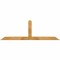 Ekena Millwork Portland Rough Sawn Timber Gable Bracket, Western Red Cedar, 72"W x 24"H x 2"D x 4"F, 8/12 Pitch GBW072X24X0204POR00RWR - alternate 1